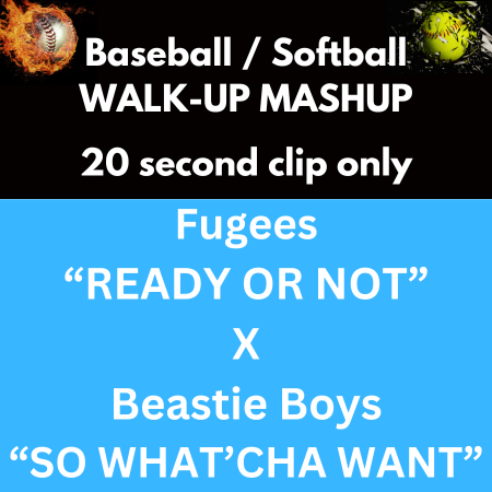 Fugees “Ready Or Not” x Beastie Boys “So What’Cha Want”