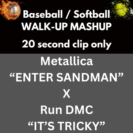 Metallica “Enter Sandman” x Run DMC “It’s Tricky”